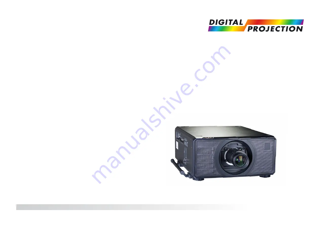 Digital Projection M-Vision Laser 18K Series Скачать руководство пользователя страница 1