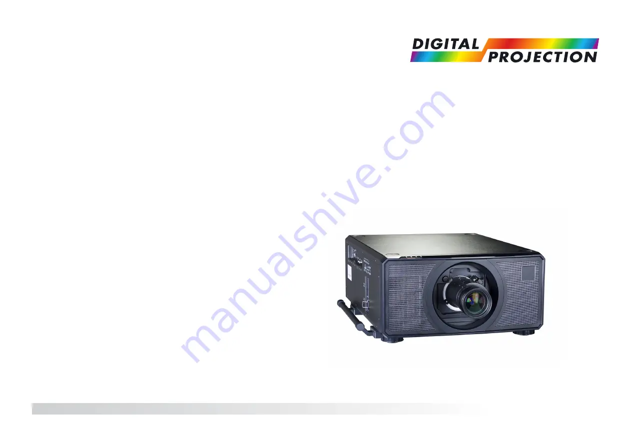 Digital Projection M-Vision Laser 18K Series Installation And Quick Start Manual Download Page 11