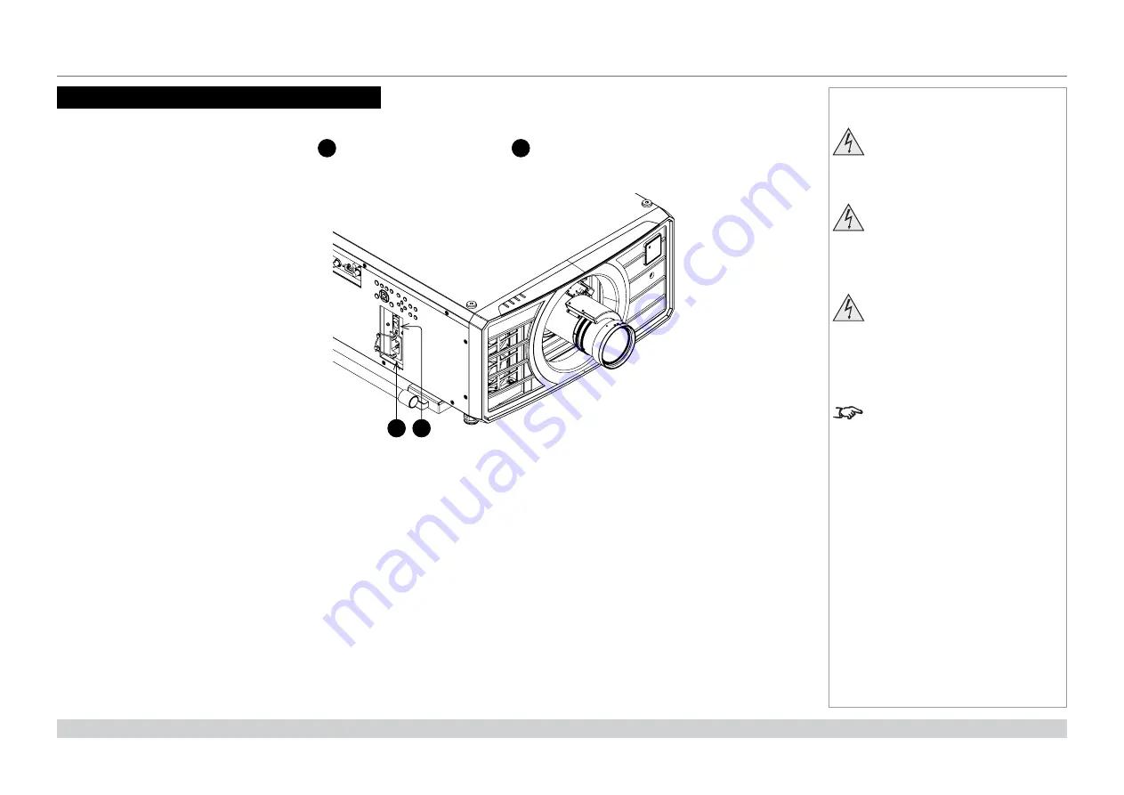 Digital Projection M-Vision Laser 18K Series Installation And Quick Start Manual Download Page 14