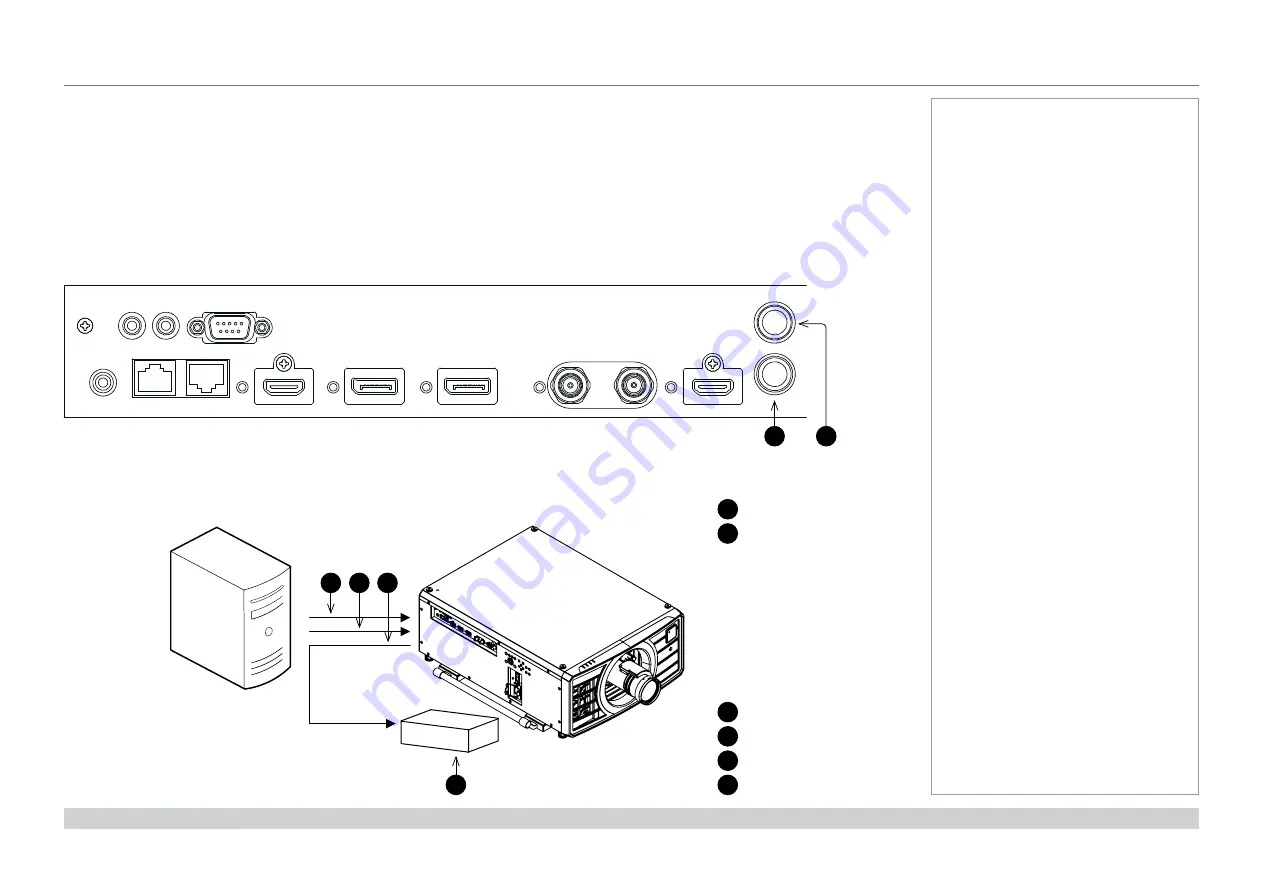 Digital Projection M-Vision Laser 18K Series Installation And Quick Start Manual Download Page 38