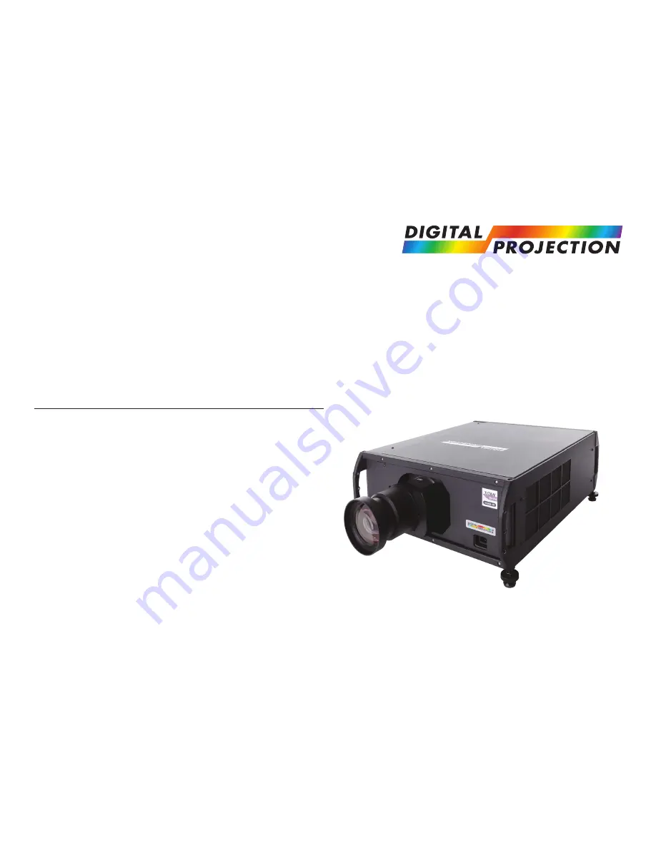 Digital Projection Titan 800 Скачать руководство пользователя страница 62