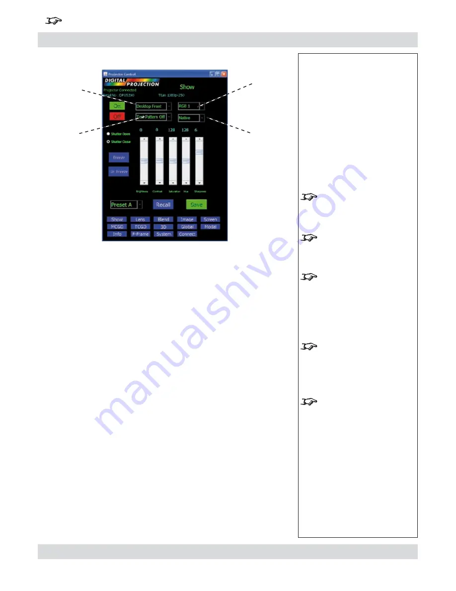 Digital Projection TITAN Dual Fastframe User Manual Download Page 122