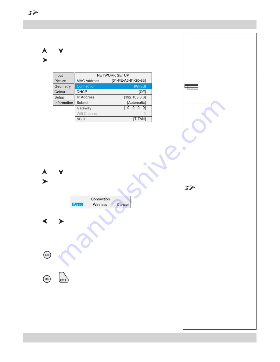 Digital Projection TITAN sx+ 3D User Manual Download Page 100