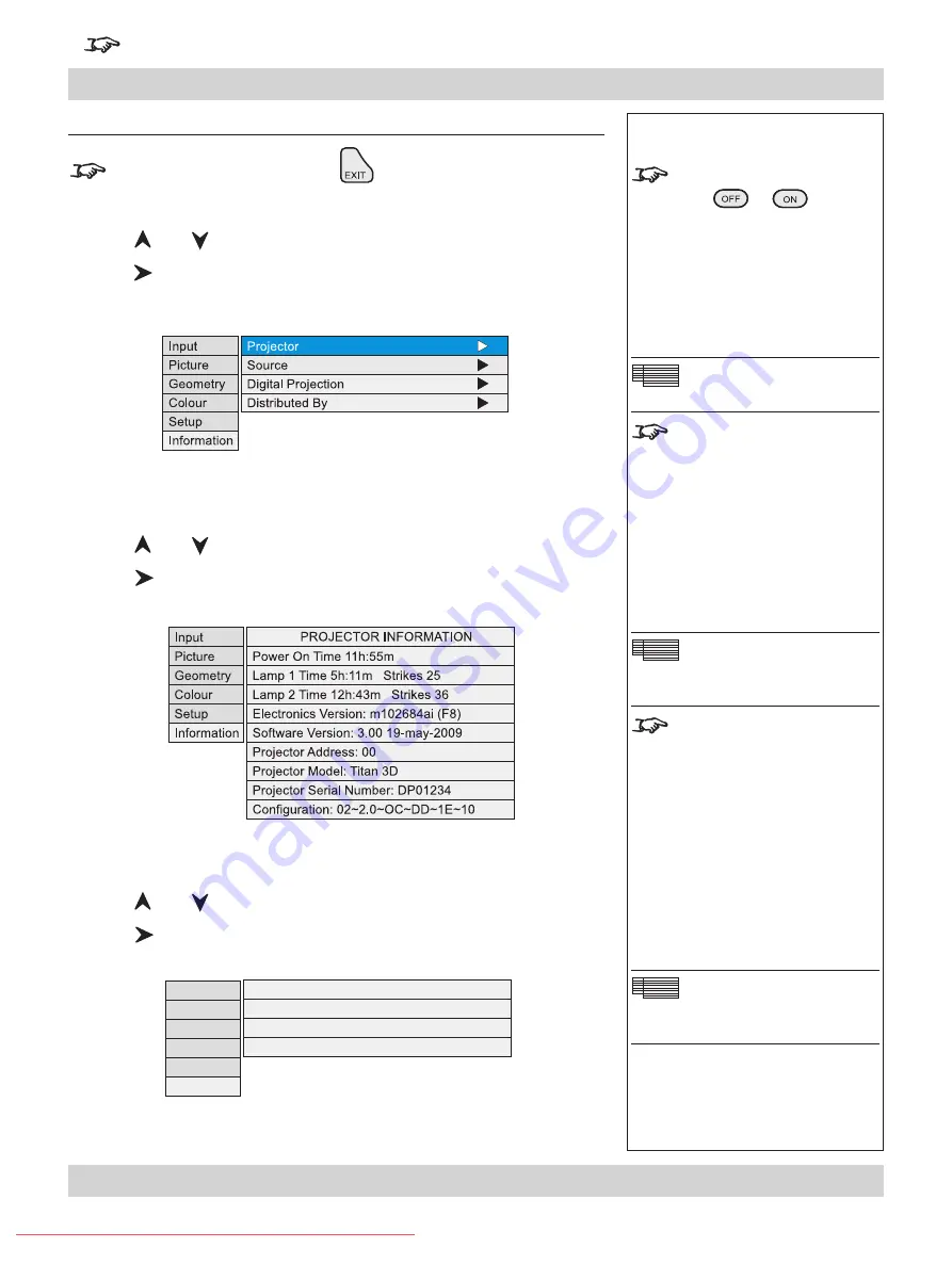 Digital Projection TITAN WUXGA 330 User Manual Download Page 115