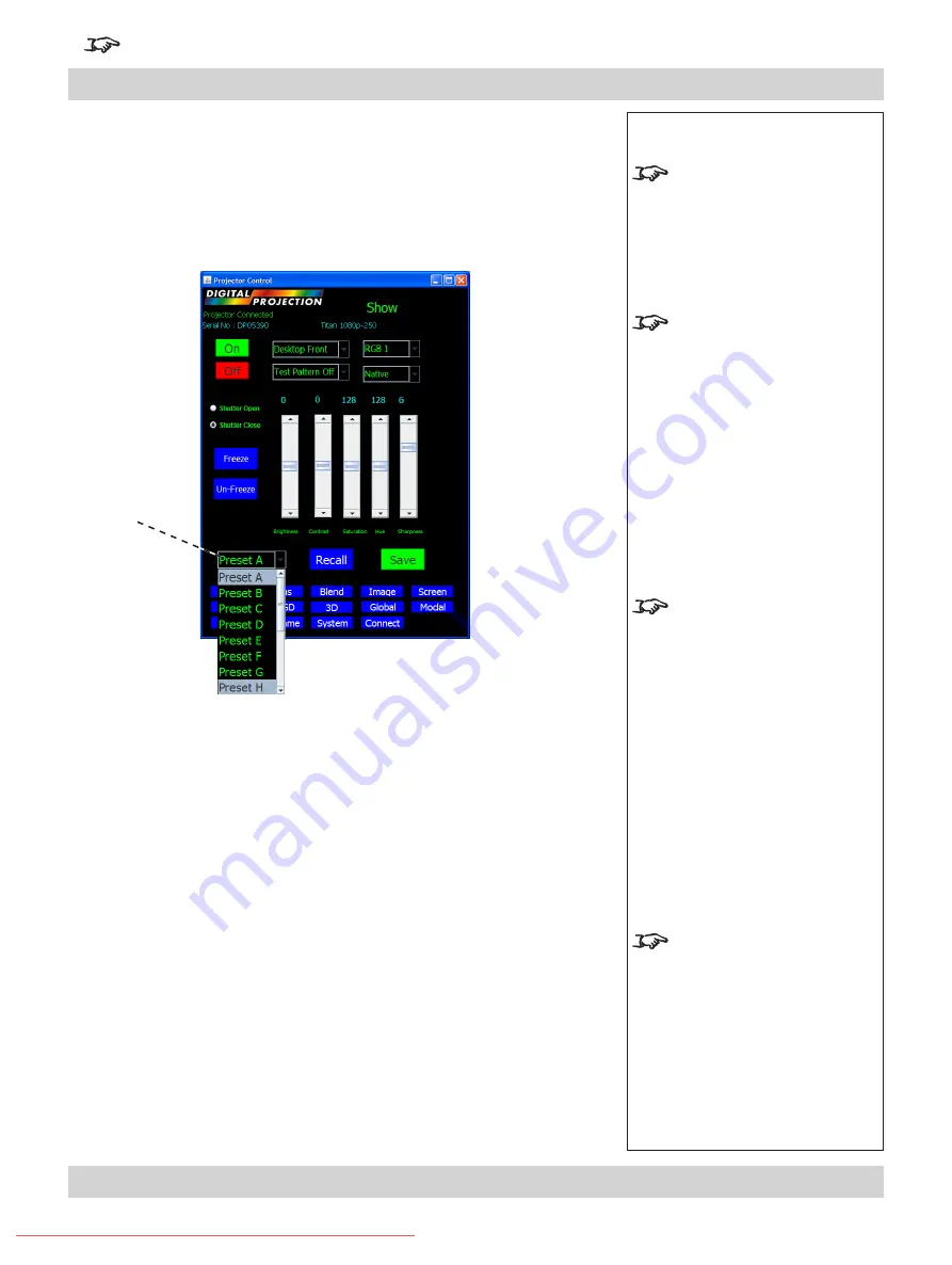 Digital Projection TITAN WUXGA 330 User Manual Download Page 123