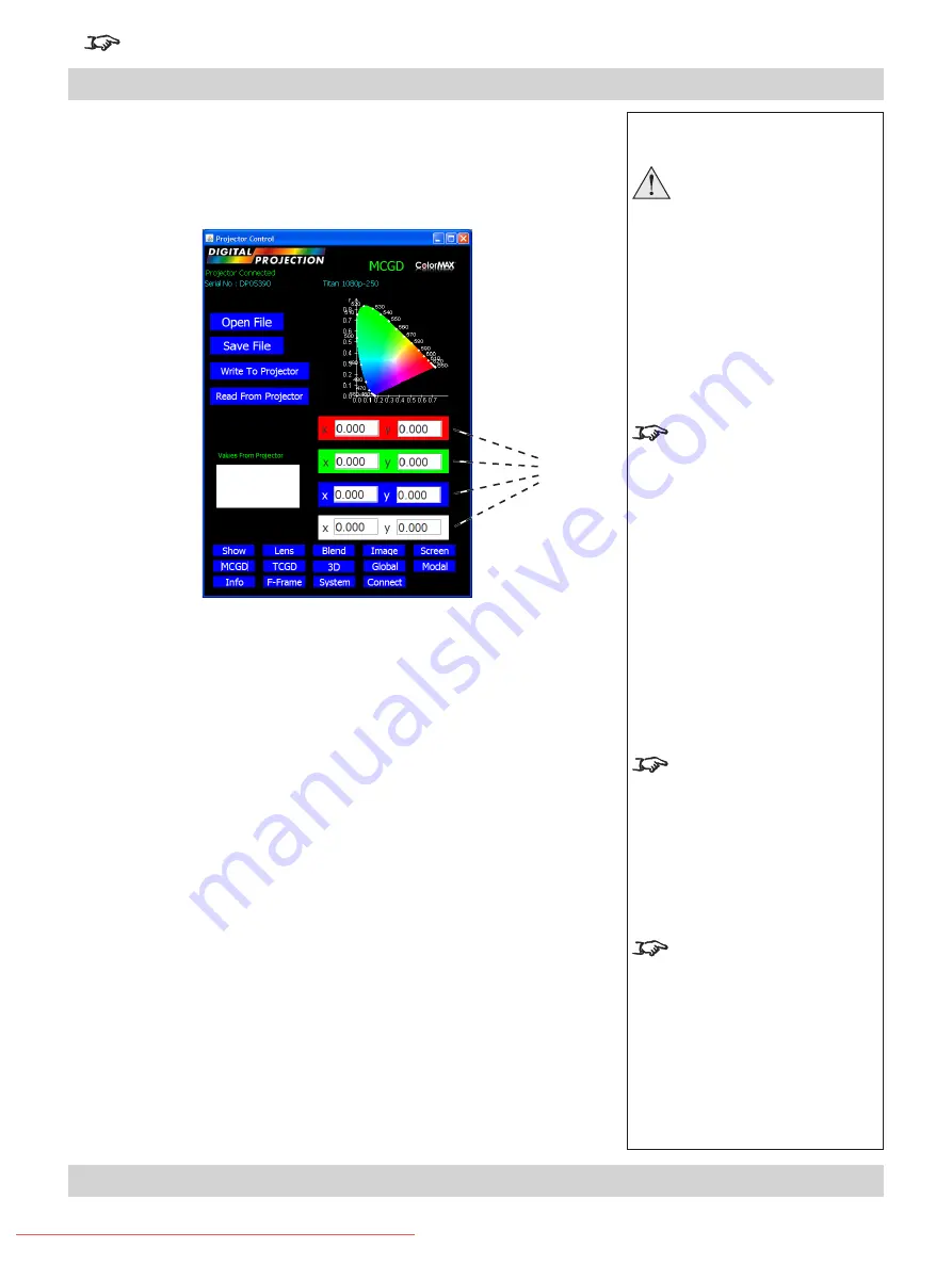 Digital Projection TITAN WUXGA 330 User Manual Download Page 132