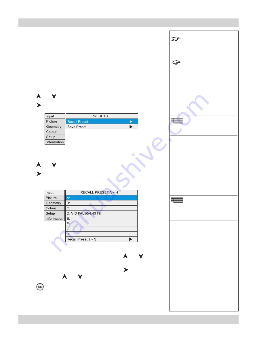 Digital Projection TITAN XG-500 User Manual Download Page 61