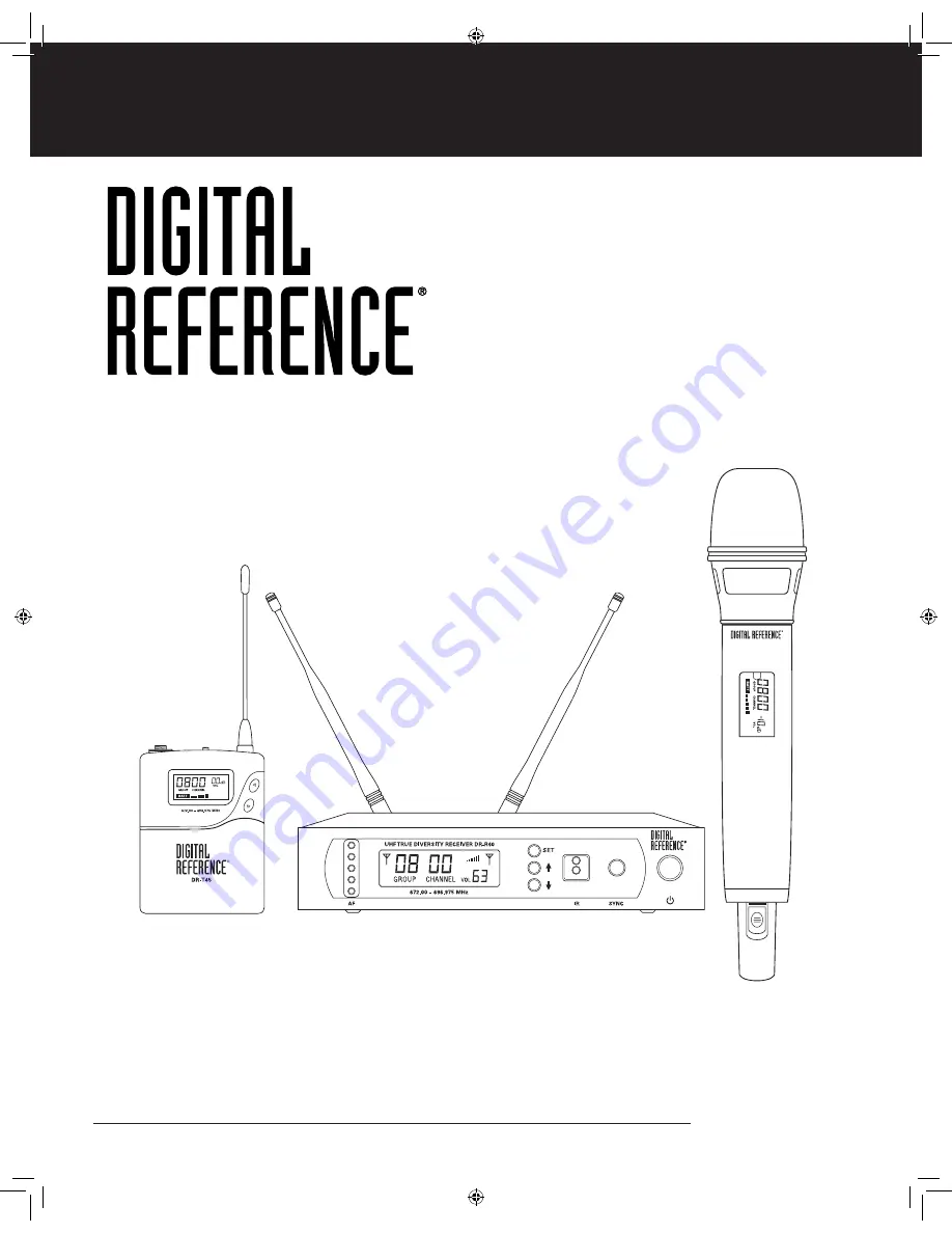 Digital Reference DR-4000 Series Скачать руководство пользователя страница 1