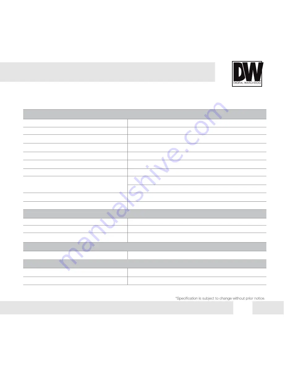 Digital Watchdog DWC-MC753WTIR User Manual Download Page 15