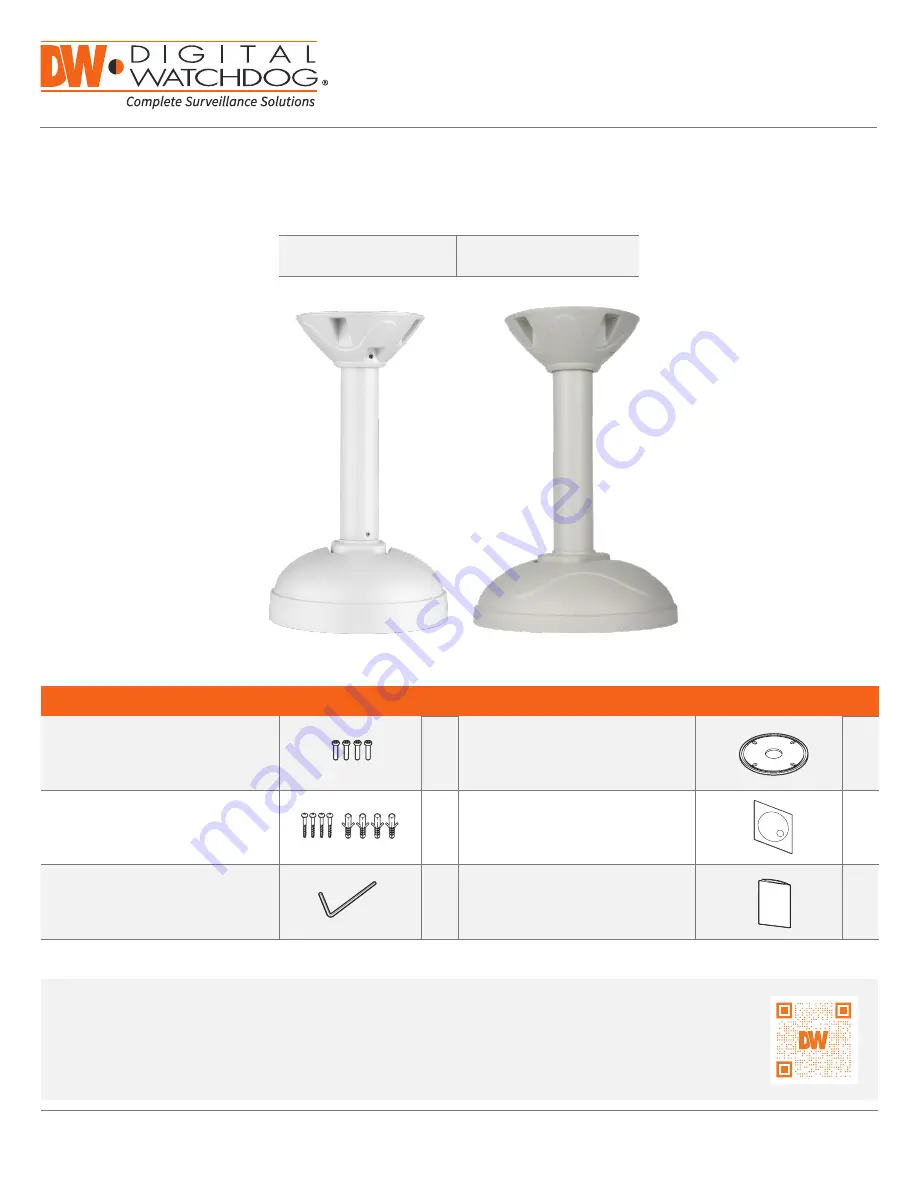 Digital Watchdog DWC-V1CMW Quick Start Manual Download Page 1