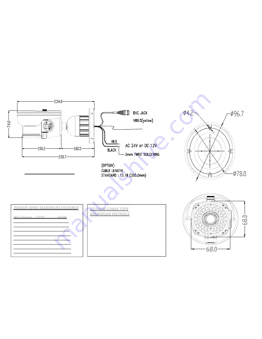 Digital Watchdog Infinity B1367WTIR650 User Manual Download Page 5