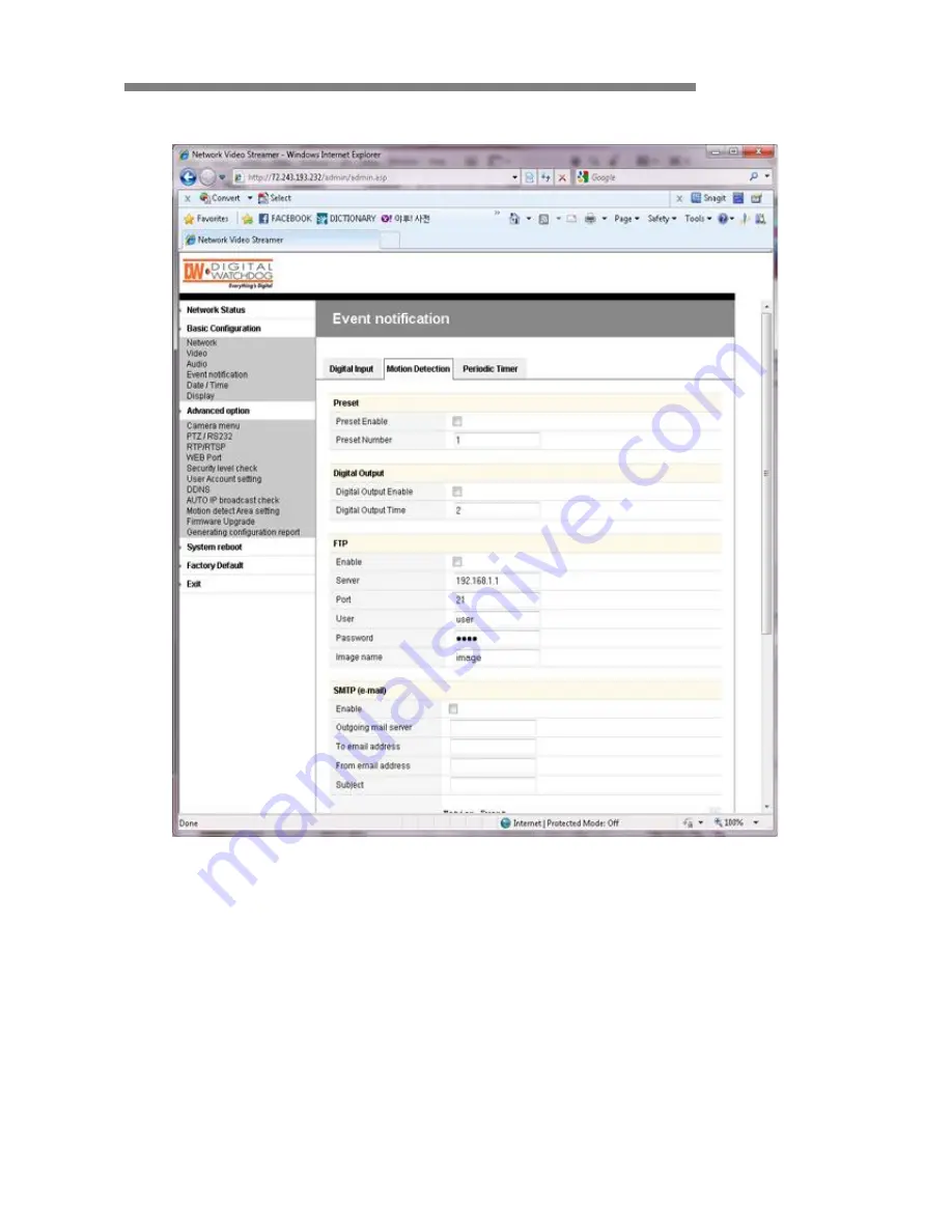 Digital Watchdog iV3377WD User Manual Download Page 37