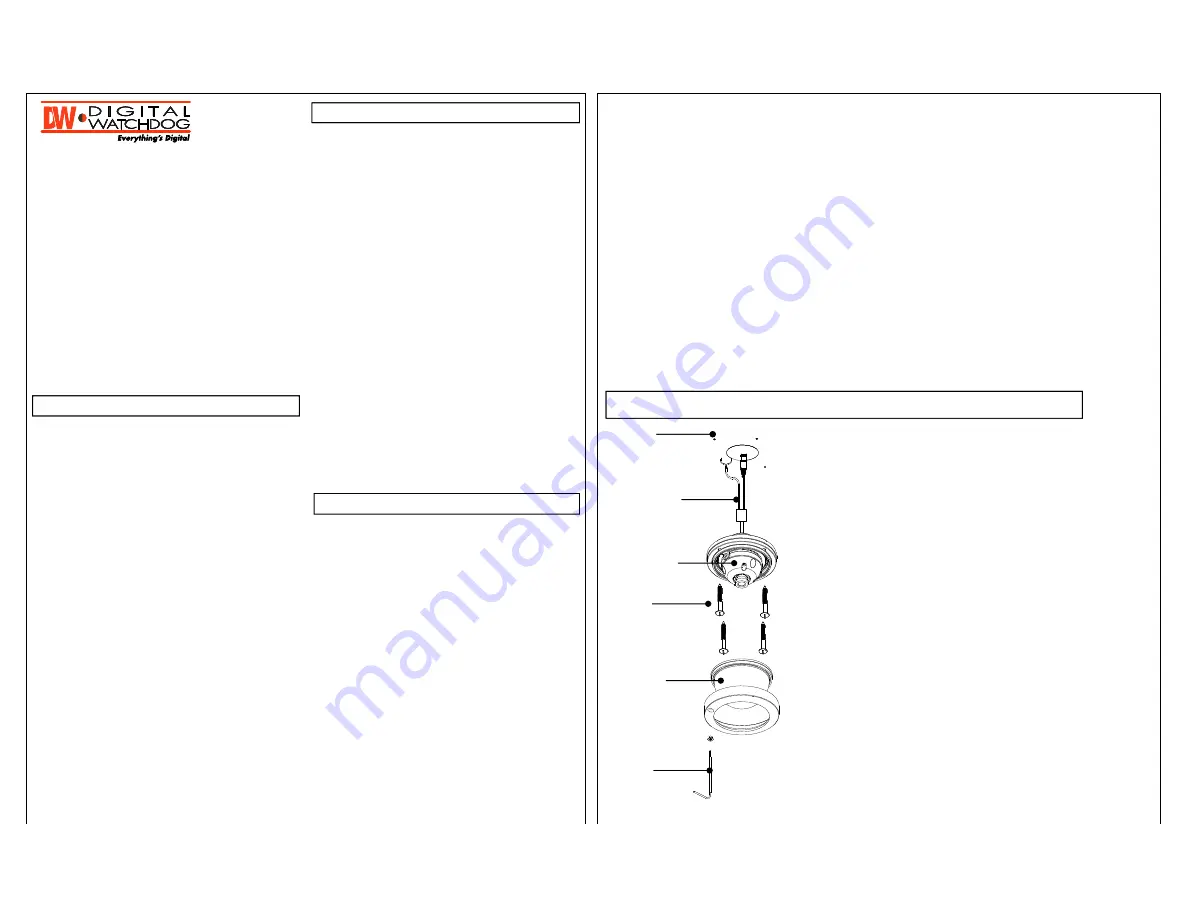 Digital Watchdog MC352DIR Instruction Manual Download Page 1