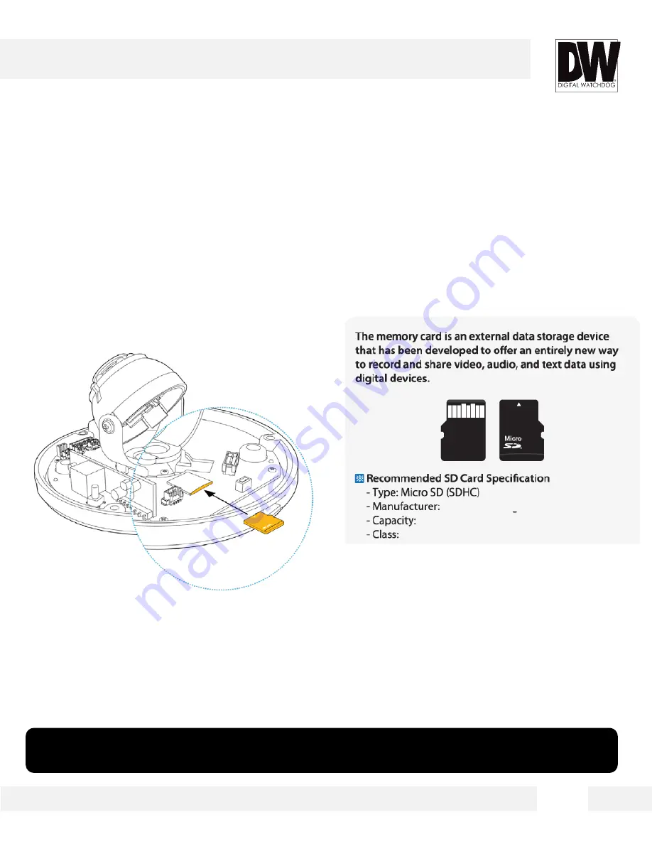 Digital Watchdog MEGApix CaaS DWCA-VF25W28-64 User Manual Download Page 12