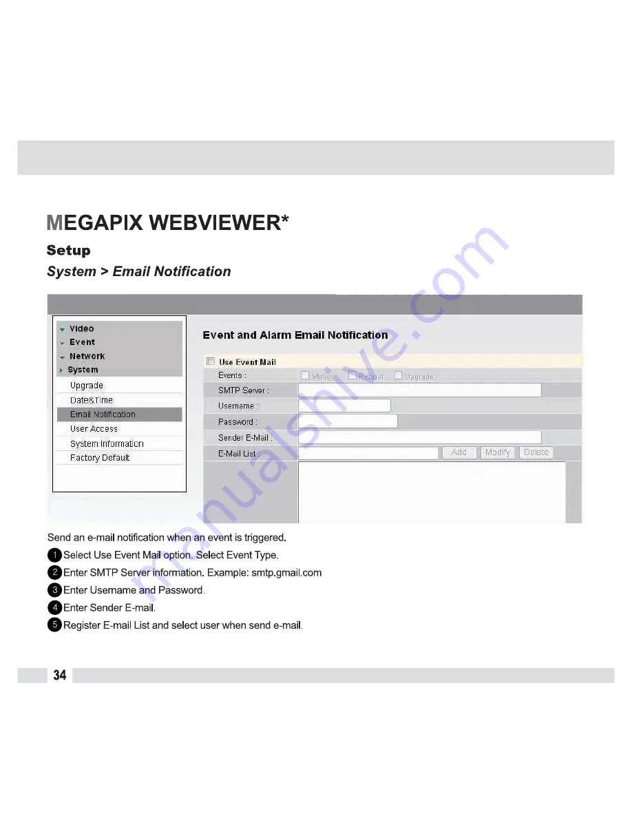 Digital Watchdog MEGApix DWC-MPA20M Скачать руководство пользователя страница 34