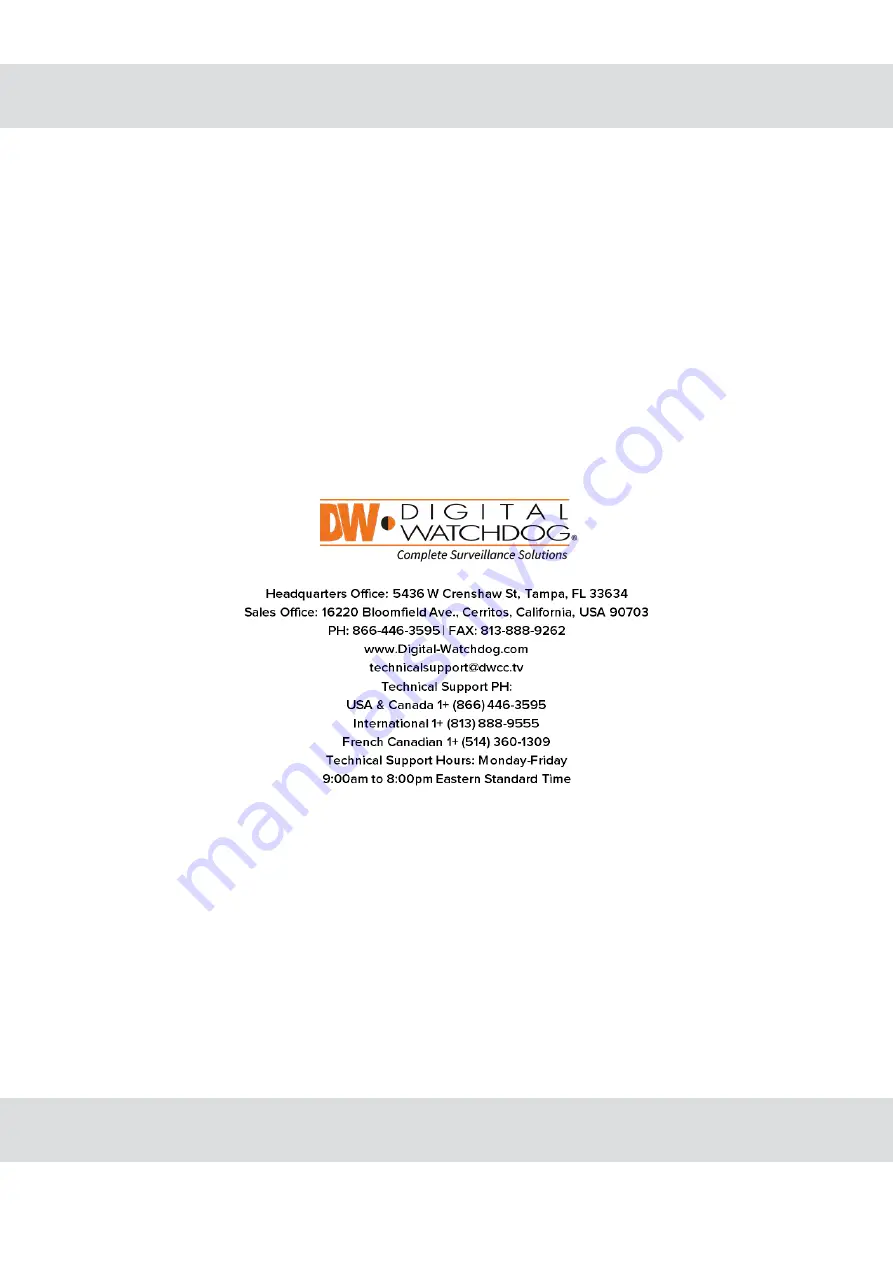 Digital Watchdog MEGApix DWC-MPTZ30X Скачать руководство пользователя страница 96