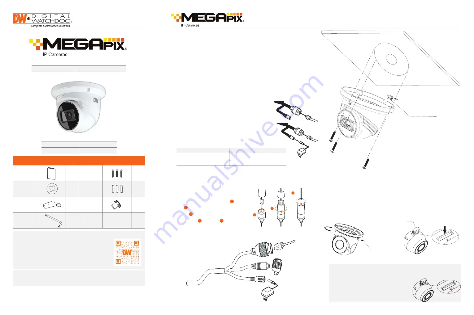 Digital Watchdog MEGAPIX DWC-MT94WI28T Скачать руководство пользователя страница 1