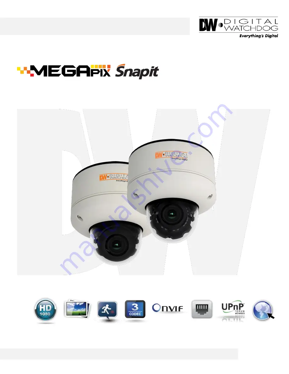 Digital Watchdog MEGApix DWC-MV421D User Manual Download Page 1