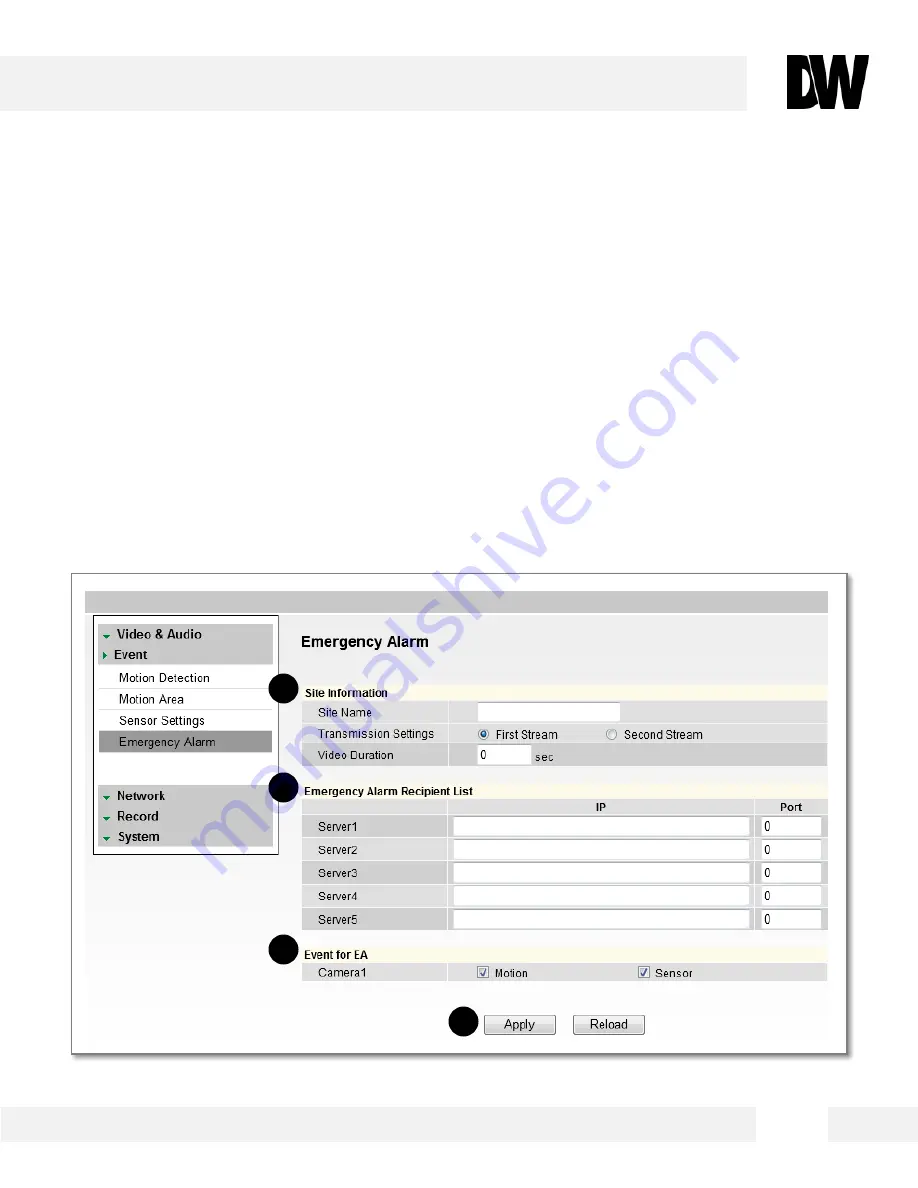 Digital Watchdog MEGApix DWC-MV421D User Manual Download Page 39