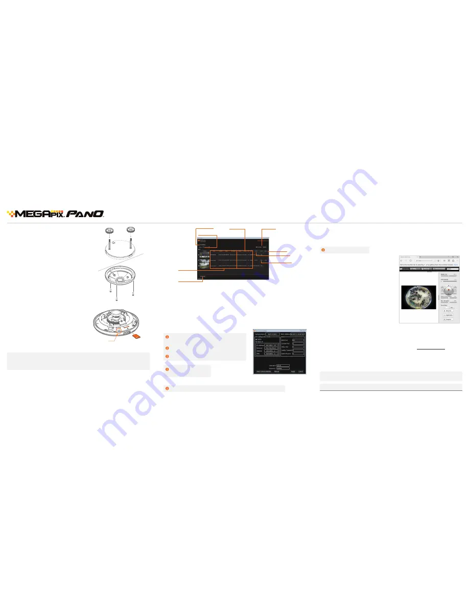 Digital Watchdog MEGApix PANO DWC-PVF9M2TIR Quick Start Manual Download Page 2