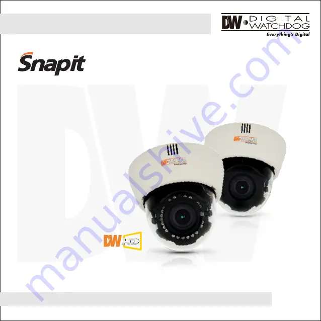 Digital Watchdog Snapit DWC-HD421D Manual Download Page 1