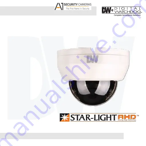 Digital Watchdog STAR-LIGHT AHD DWC-D3763WTIR Скачать руководство пользователя страница 1