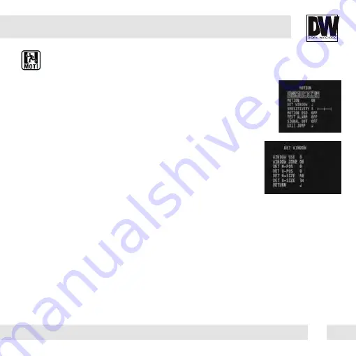 Digital Watchdog Star-Light DWC-D4783WD Manual Download Page 21