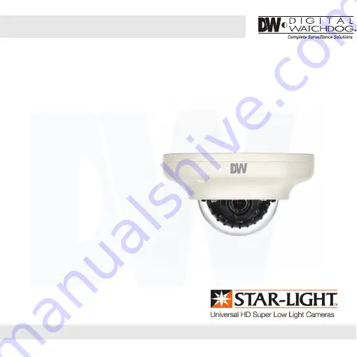 Digital Watchdog Star-Light DWC-V7253WTIR User Manual Download Page 1