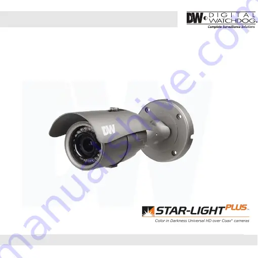 Digital Watchdog Star-Light Plus DWC-B6563WTIR Скачать руководство пользователя страница 1