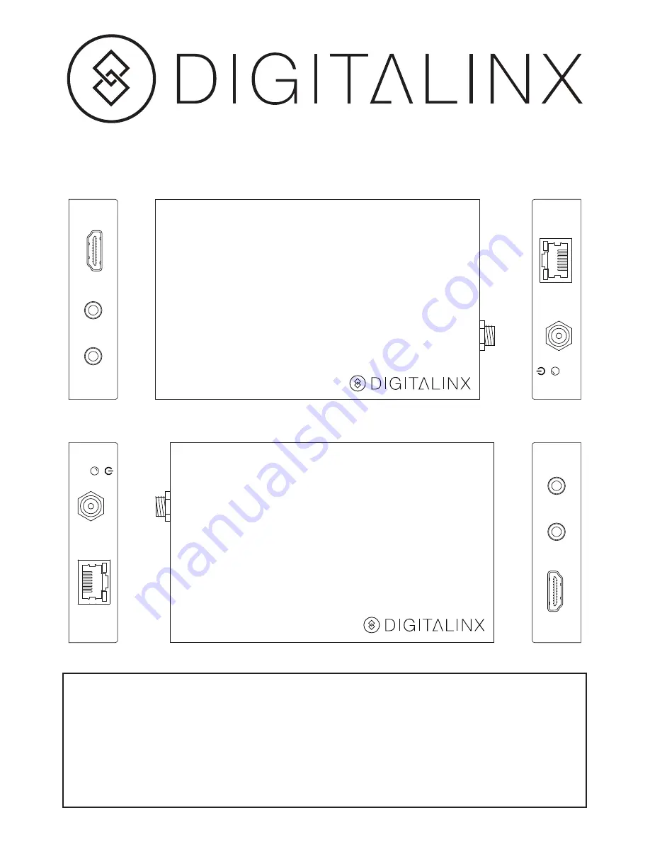 DigitaLinx DL-HD70LS-TX Installation Manual Download Page 1