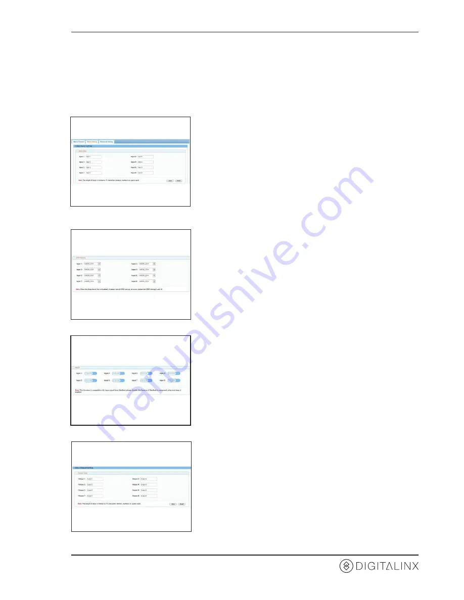 DigitaLinx DL-HDM44-FS Installation And Operation Manual Download Page 13