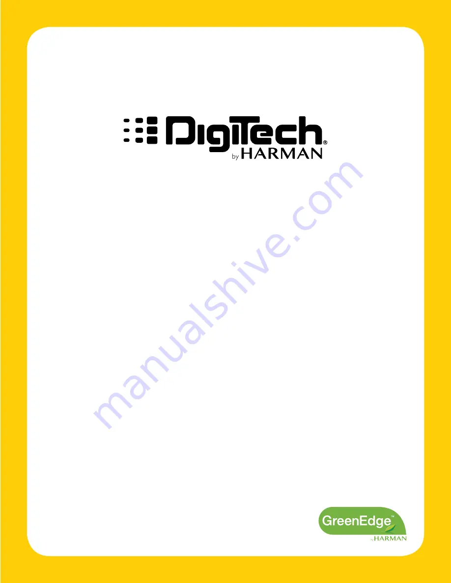 DigiTech CabDryVR Owner'S Manual Download Page 17