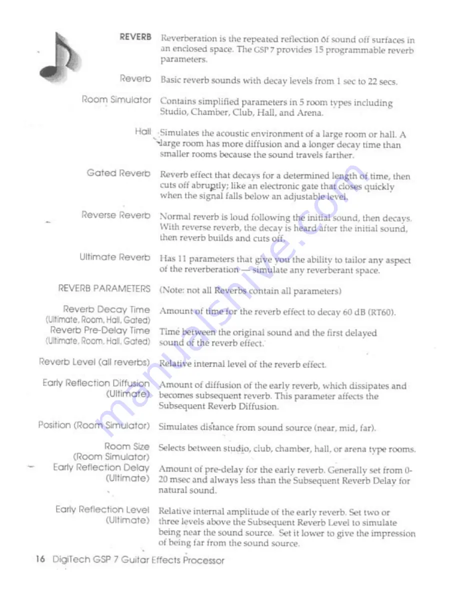 DigiTech GSP7 Owner'S Manual Download Page 19