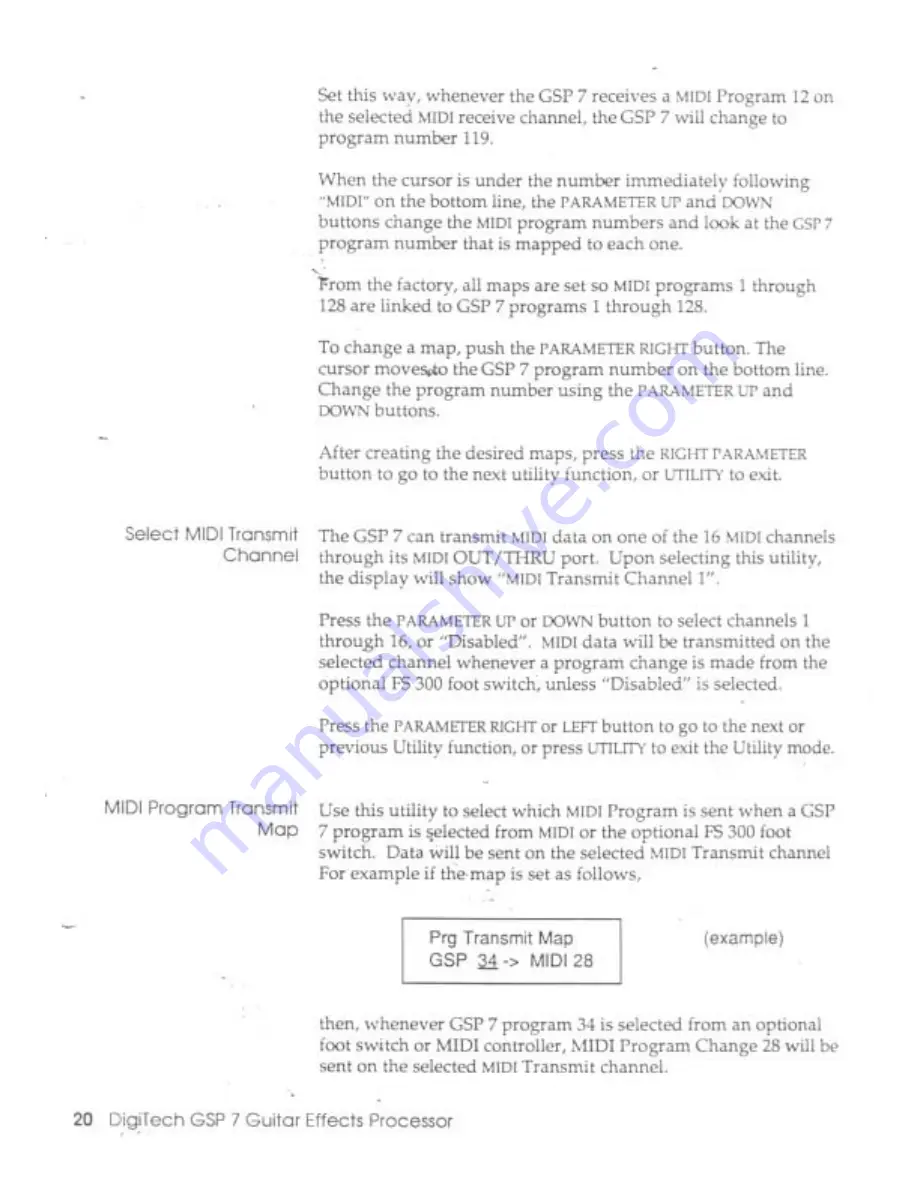 DigiTech GSP7 Owner'S Manual Download Page 23