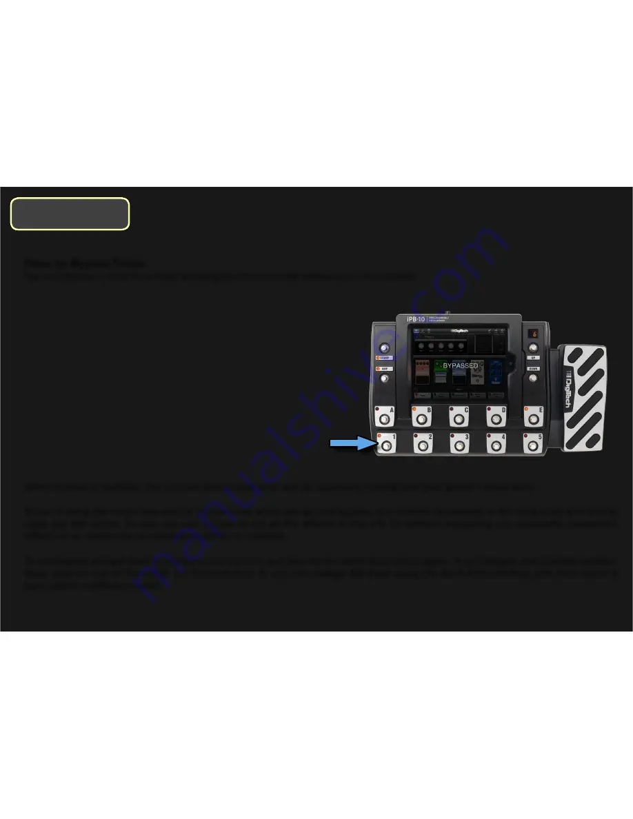 DigiTech iPB-10 Owner'S Manual Download Page 45