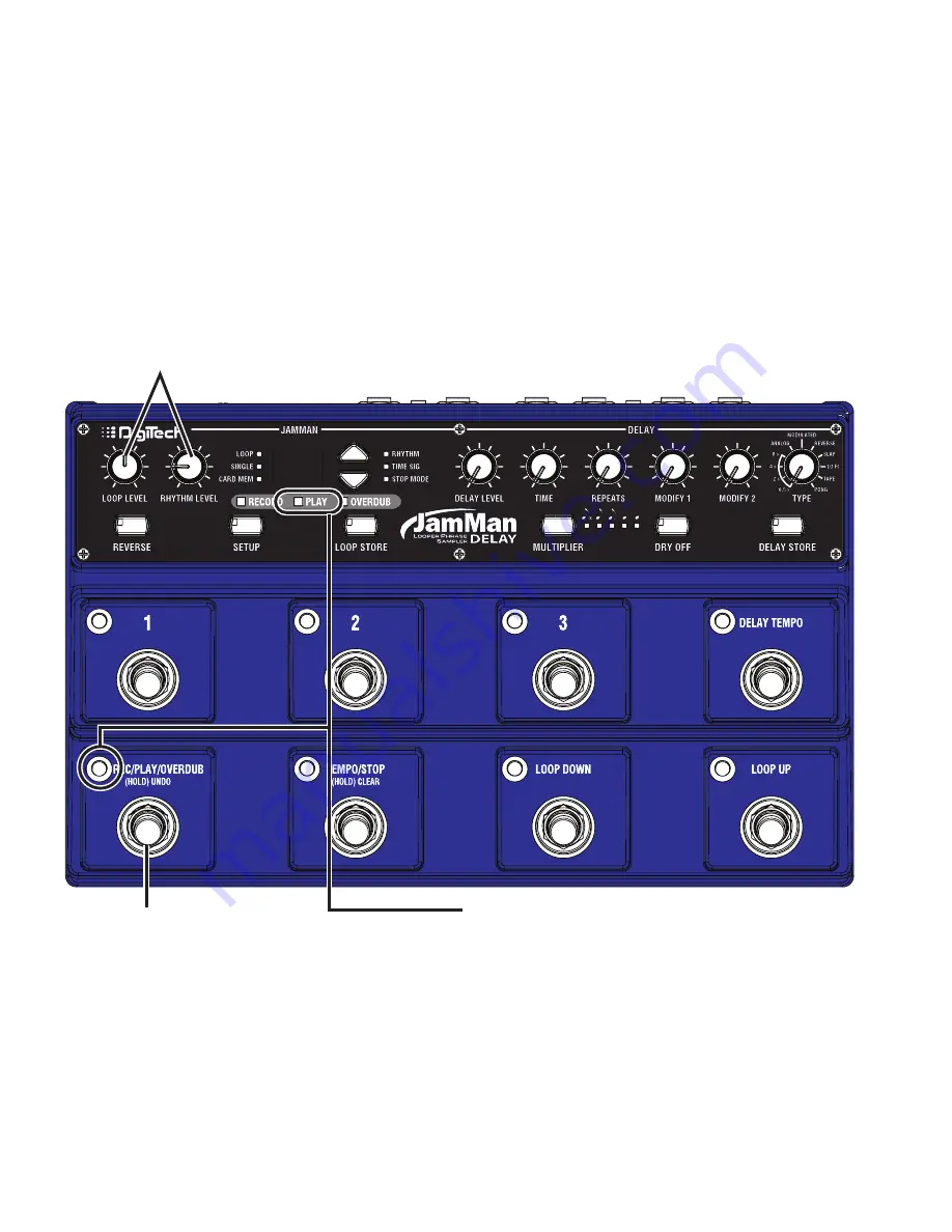 DigiTech JAMMAN - REV 18-0687 Owner'S Manual Download Page 12