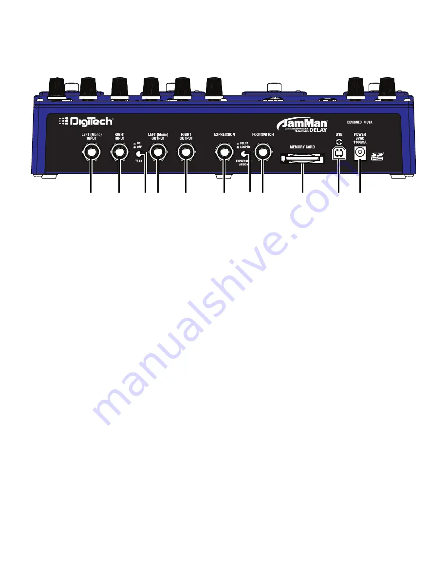 DigiTech JAMMAN - REV 18-0687 Owner'S Manual Download Page 24