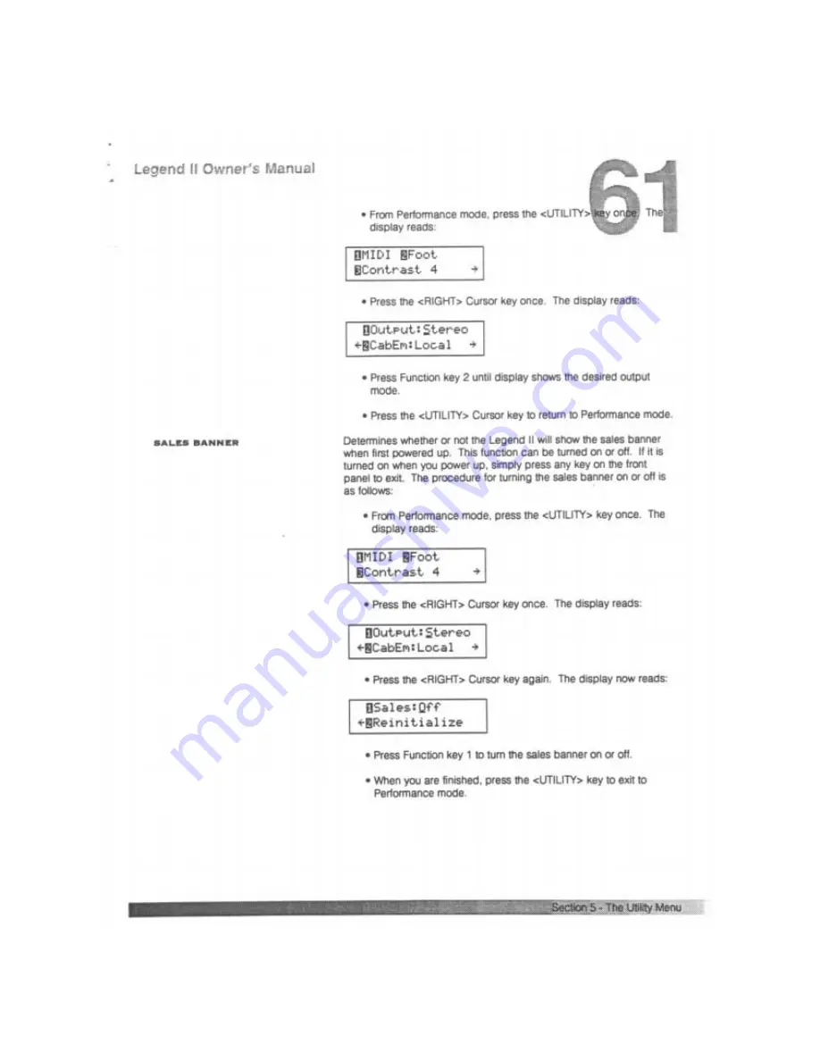 DigiTech LEGEND II Manual Download Page 62