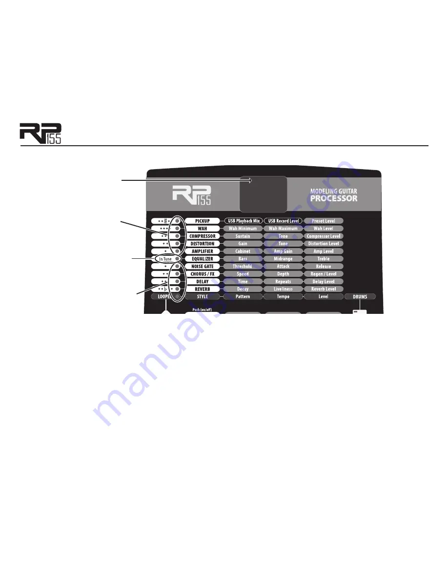 DigiTech RP155 Owner'S Manual Download Page 9