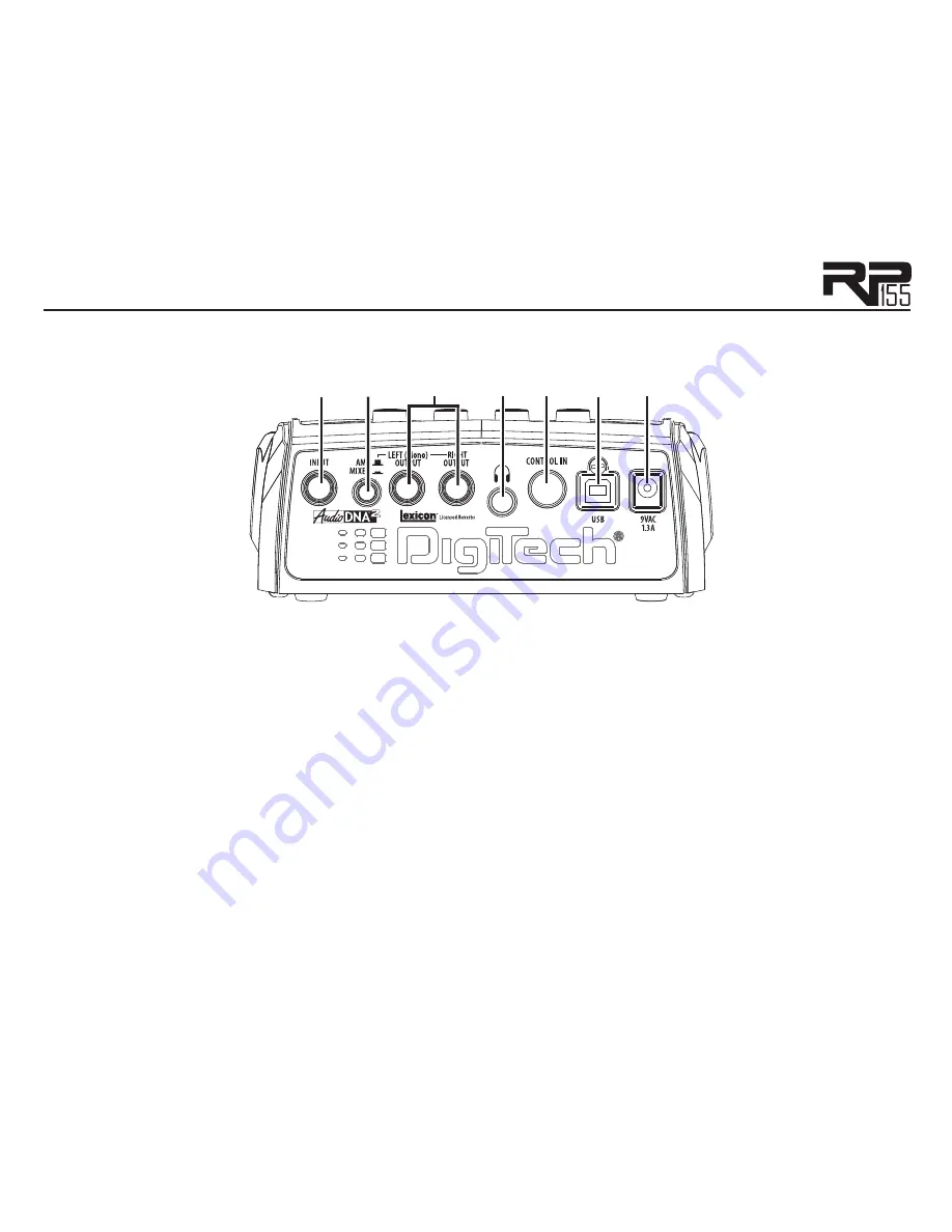 DigiTech RP155 Owner'S Manual Download Page 16