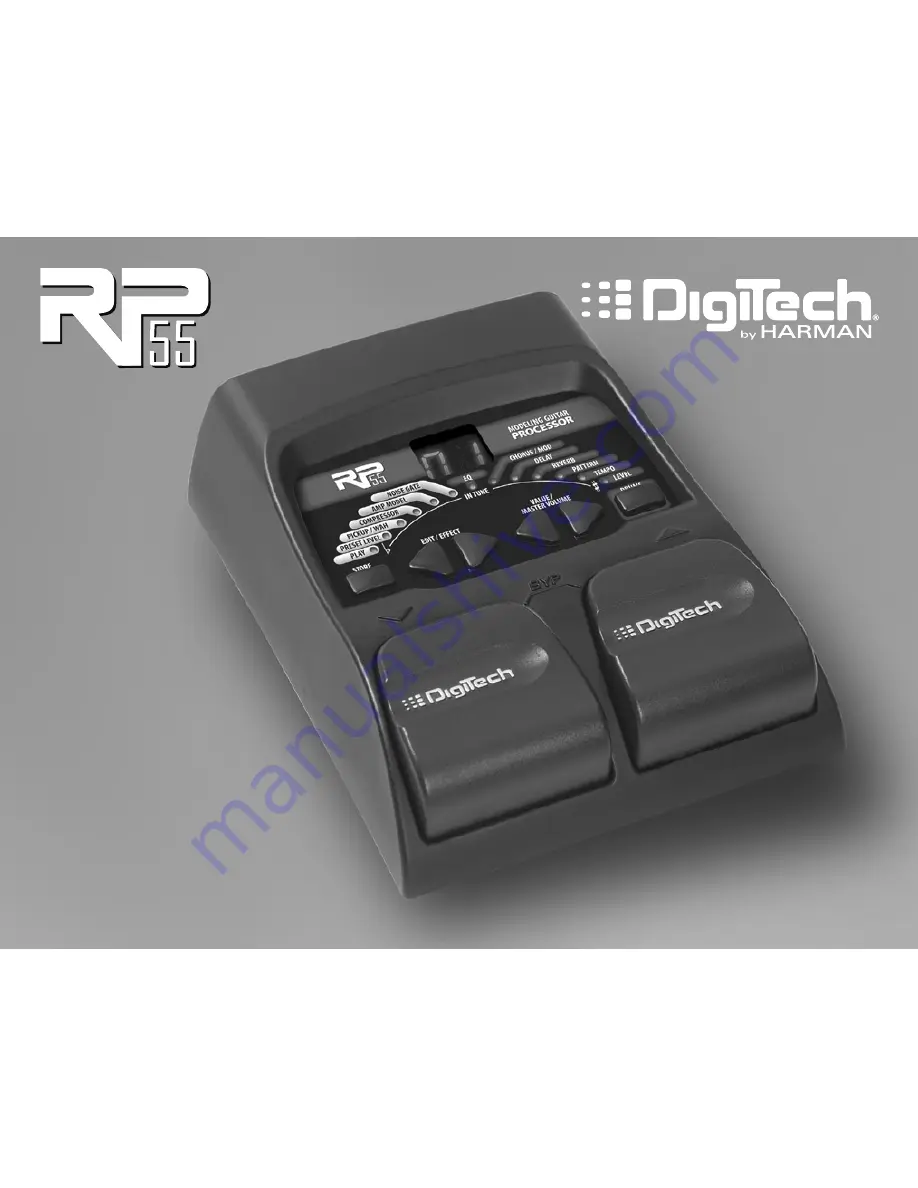 DigiTech RP55 Owner'S Manual Download Page 1