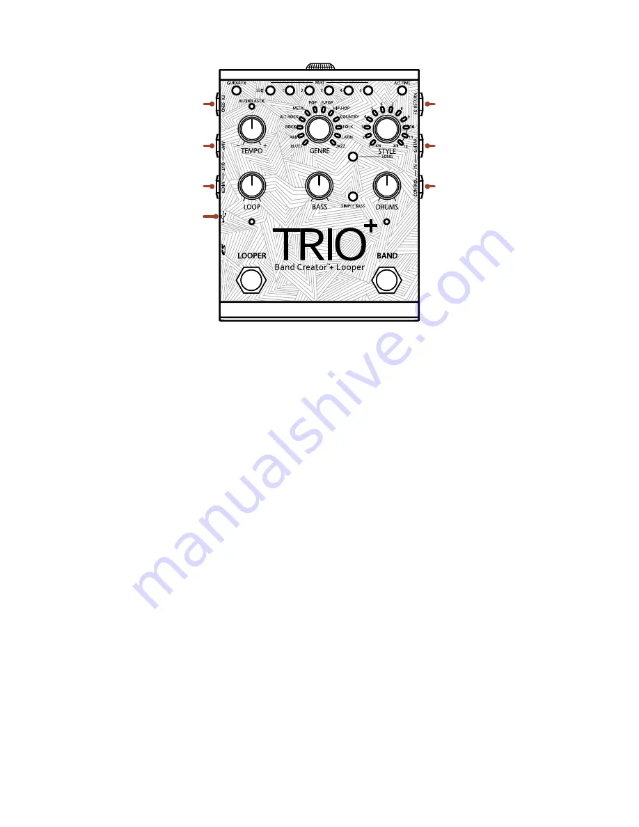 DigiTech TRIO+ Band Creator+ Looper Owner'S Manual Download Page 8