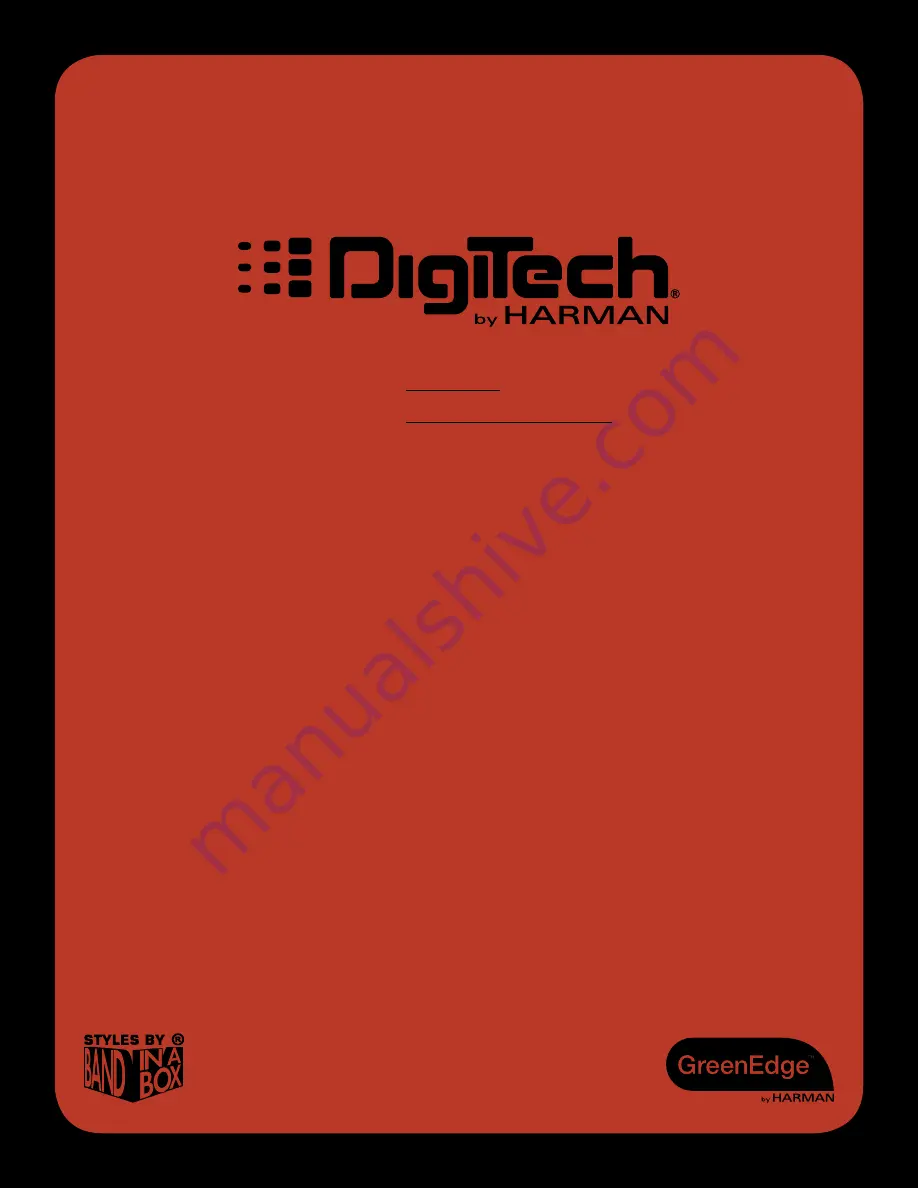 DigiTech TRIO Band Creator Manual Download Page 30