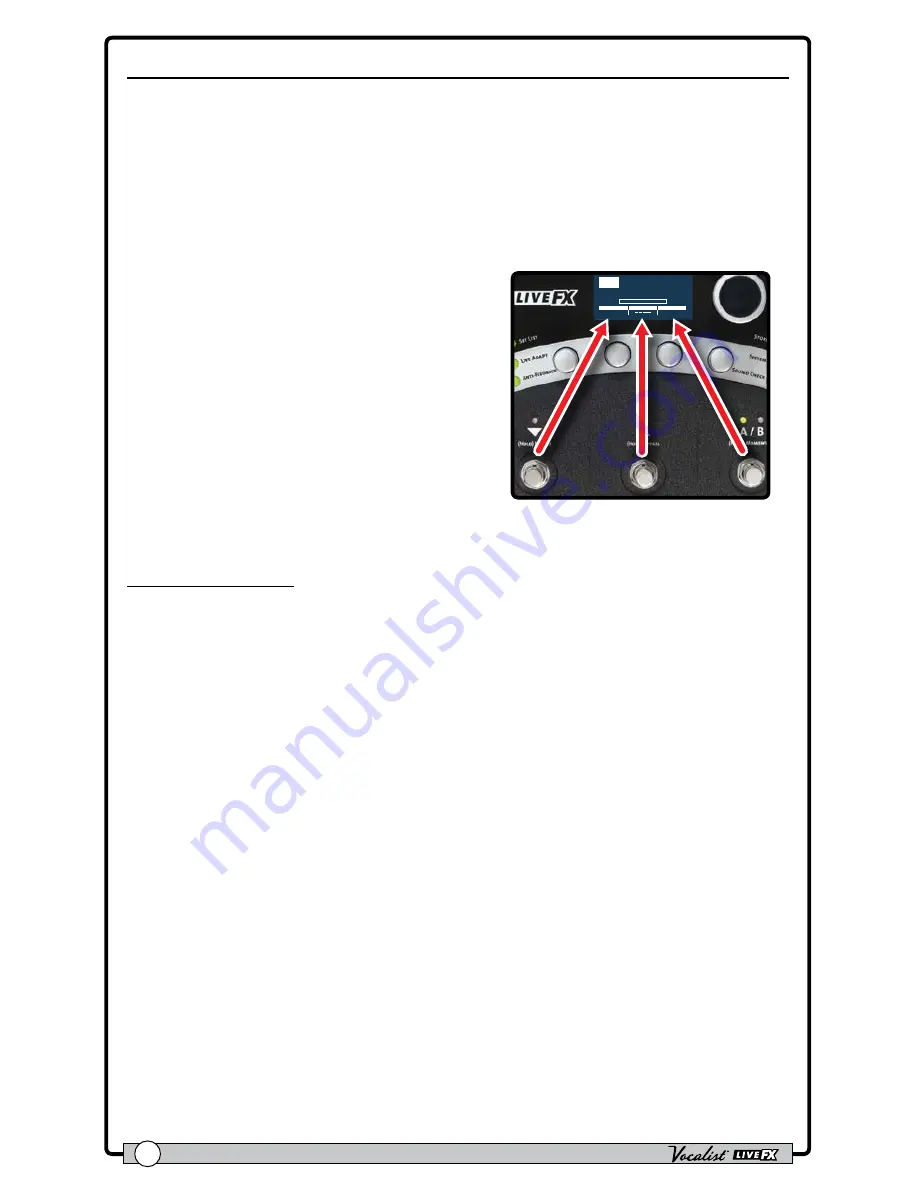 DigiTech Vocalist Live FX Owner'S Manual Download Page 28