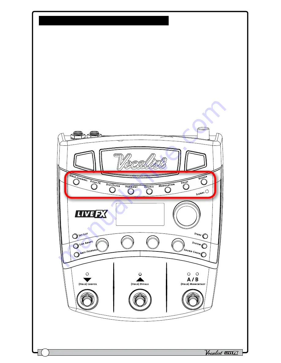 DigiTech Vocalist Live FX Owner'S Manual Download Page 46