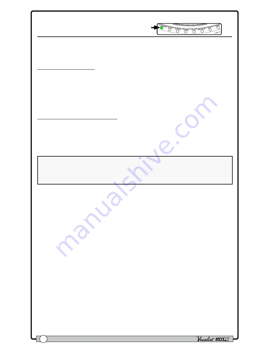 DigiTech Vocalist Live FX Owner'S Manual Download Page 48