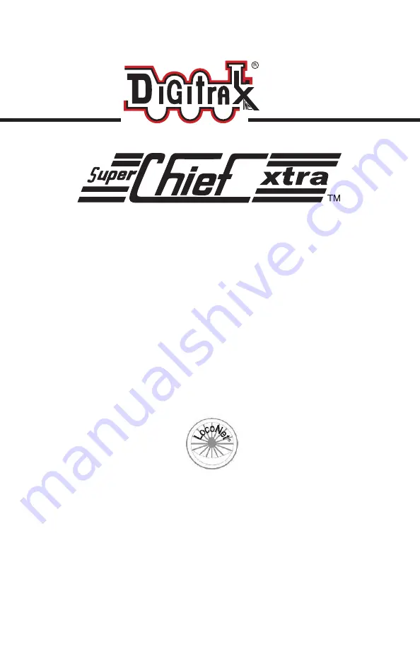 Digitrax Super Chief Xtra DCS100 Manual Download Page 1