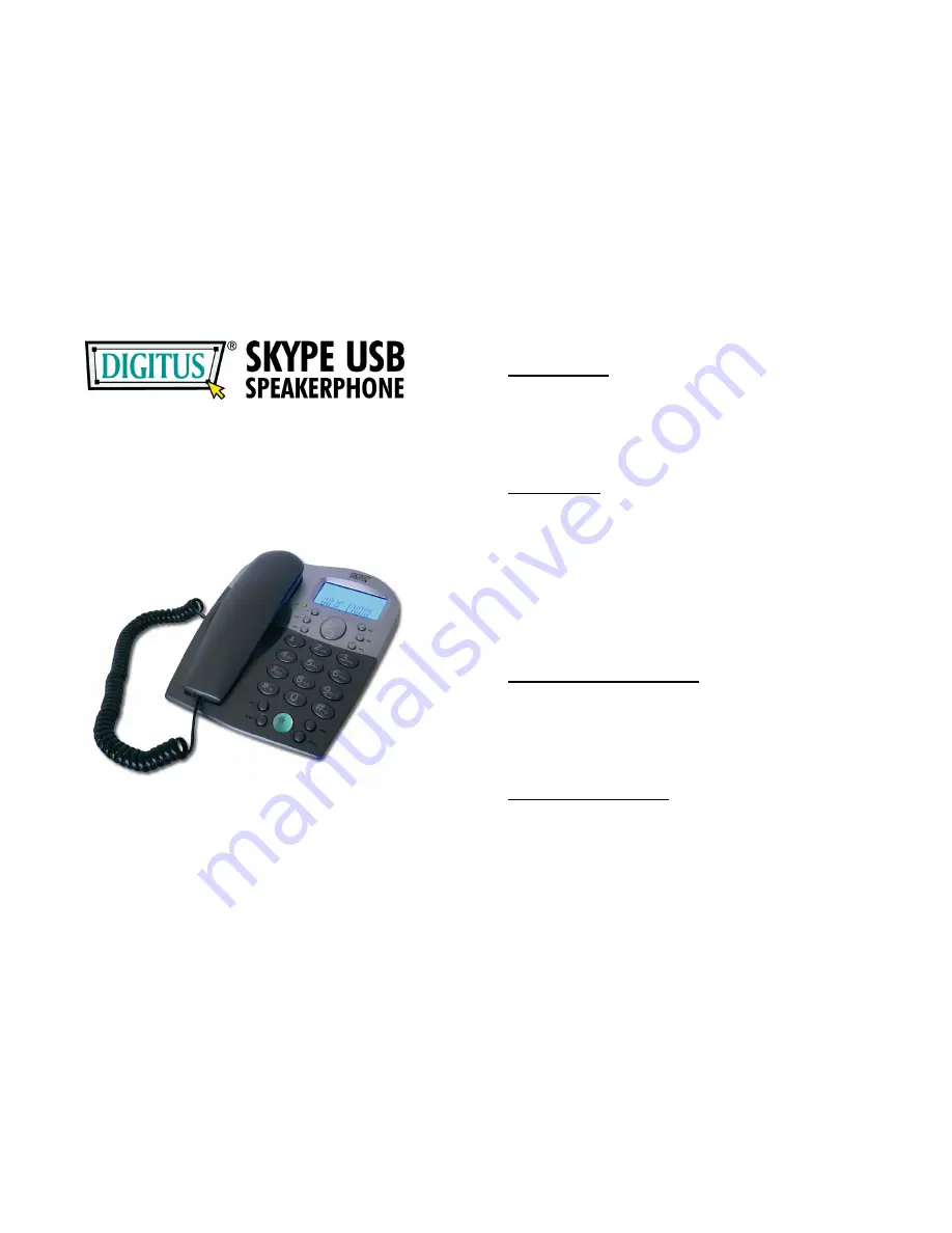 Digitus DA-70775 VPR 1-0 User Manual Download Page 1