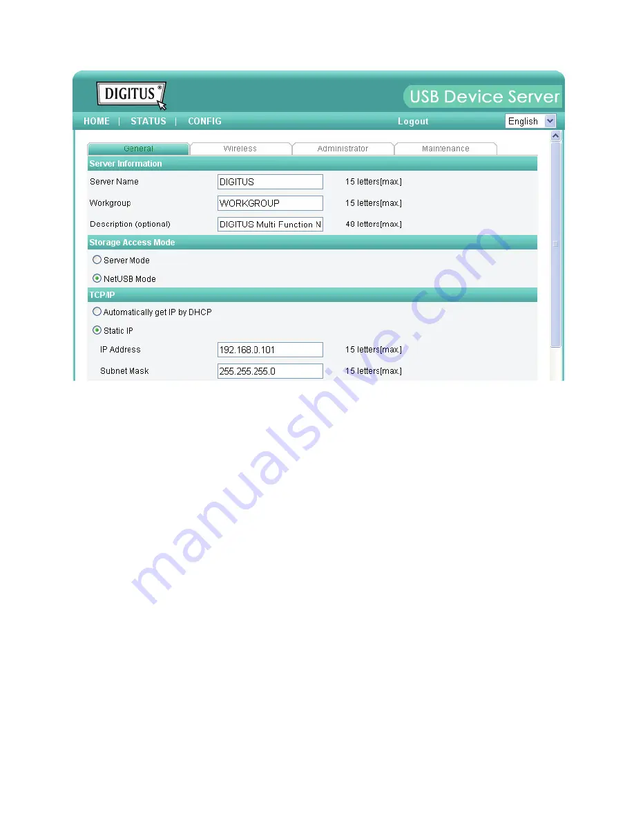 Digitus DN-13020 User Manual Download Page 12