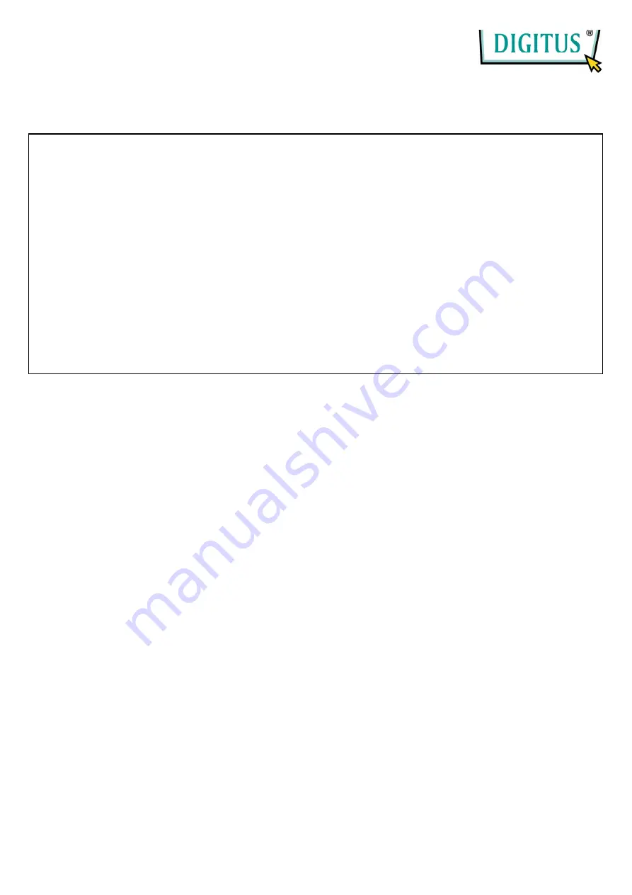 Digitus DN-7056 Quick Installation Manual Download Page 1